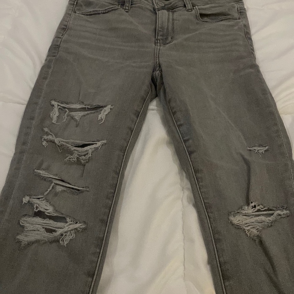 Black-Ish Grey Low rise Skinny jeans
